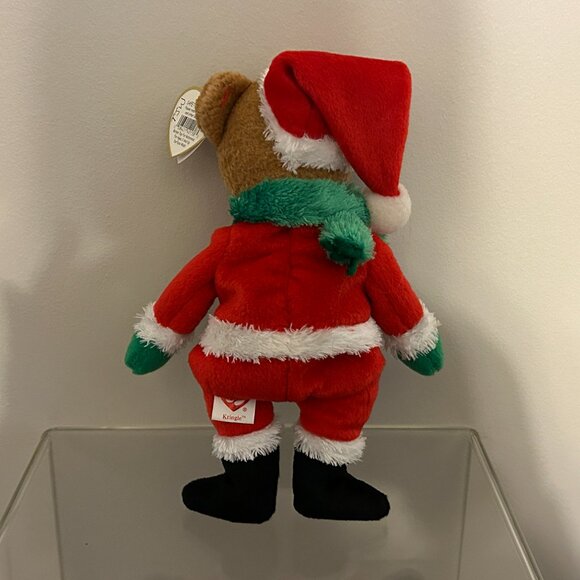 TY BEANIE BABY Kringle The Bear With Tags Retired 2004 Plush 9" - Picture 4 of 8